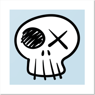 Funny Skull Posters and Art